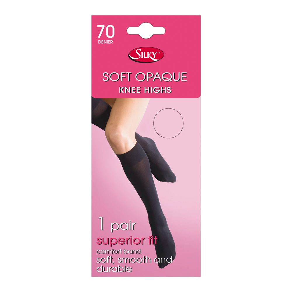Winter Comfort – 70 DEN Opaque Knee High by Silky high-quality microfibre yarns
