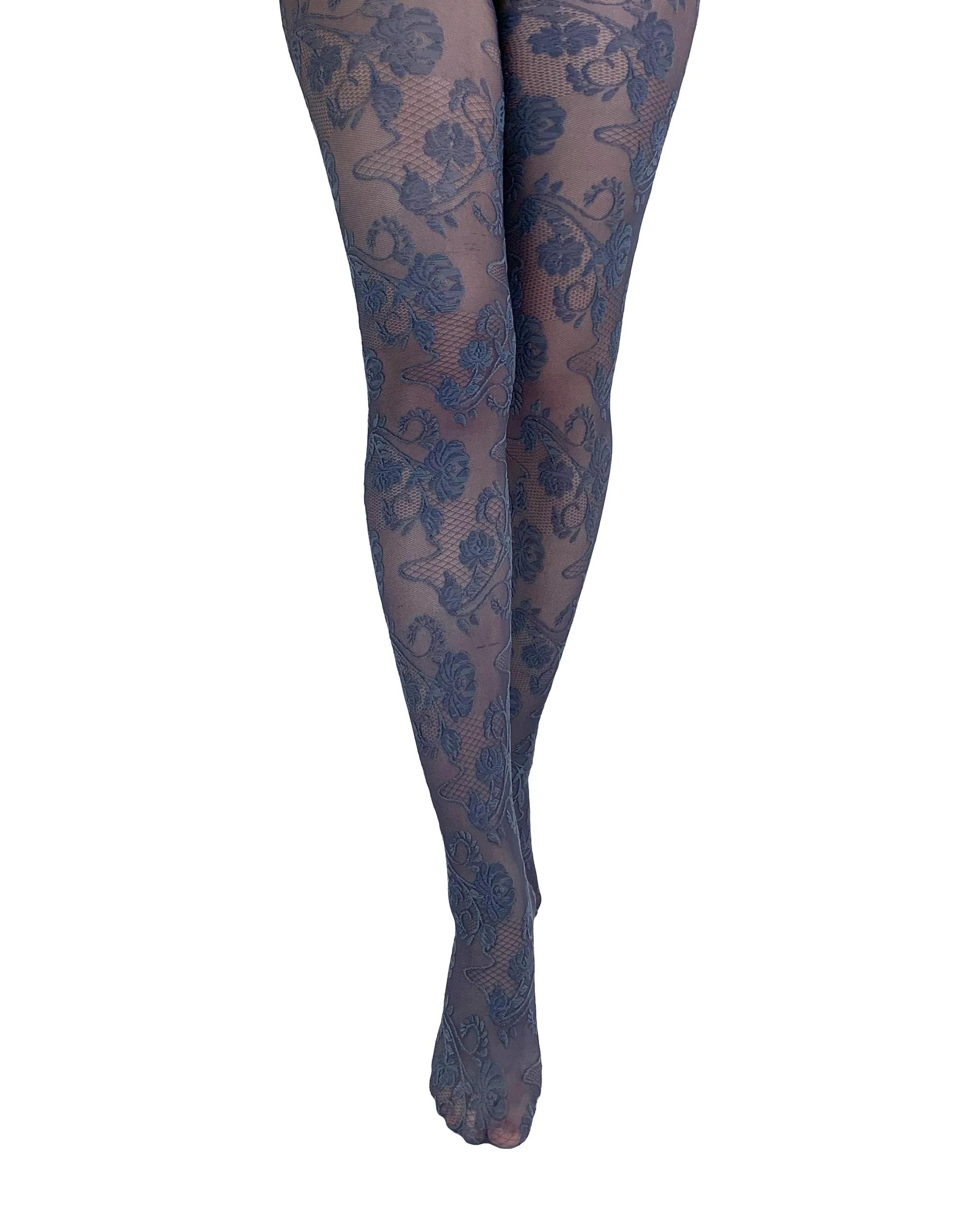 Fleur Lace Tights by Pamela Mann – Vintage Charm, Modern Elegance 