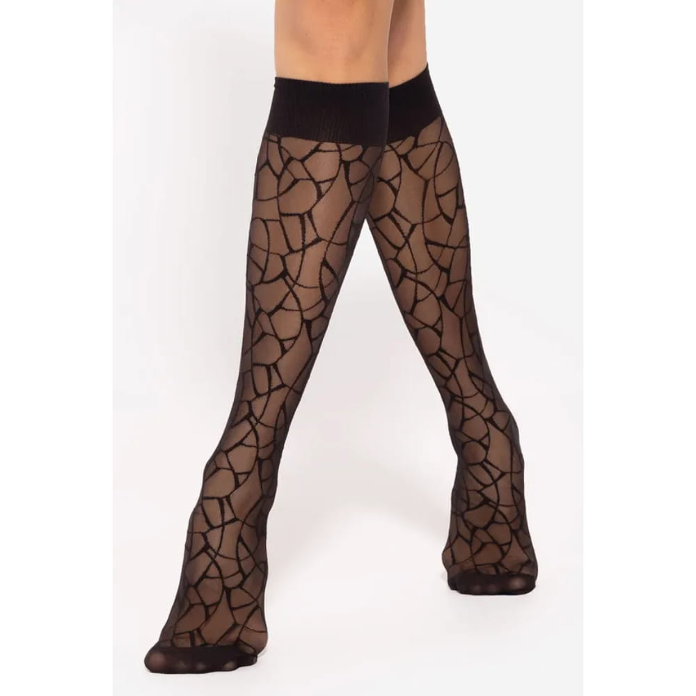 Gatta knee high sheer socks 20 den design no. 09