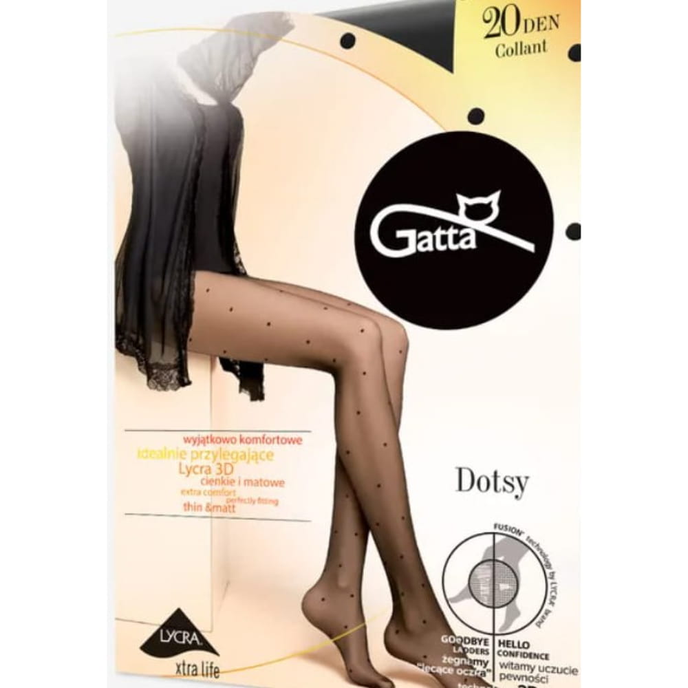 Gatta Tights, Dotsy Patterned 20 Denier