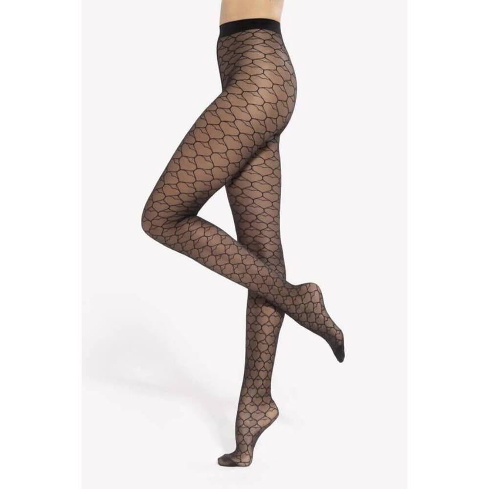 GATTA Tights, Lovely Pattern 20 Denier All-over heart motif