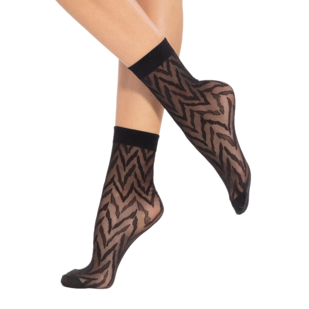 Gatta pattern sheer socks 20 den design no. 14