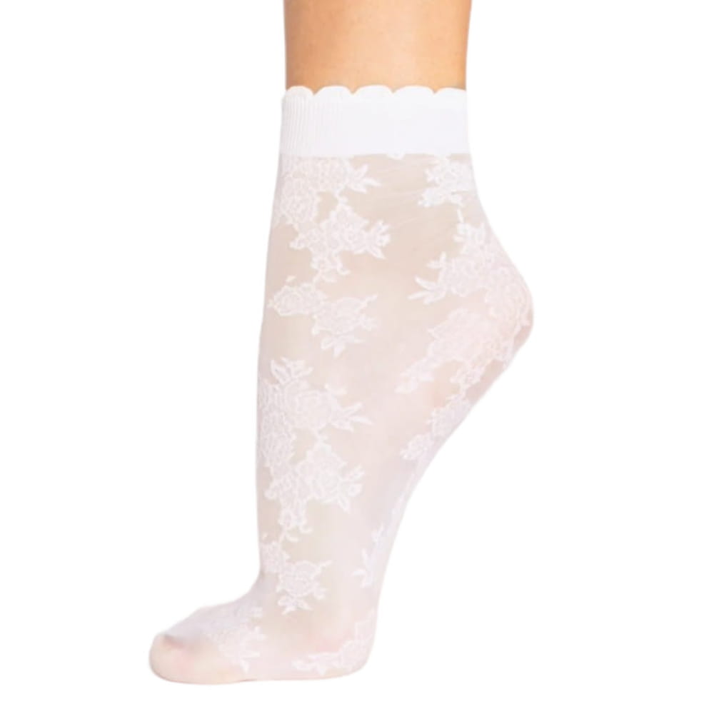Patterned flowers,spring vibes sheer socks