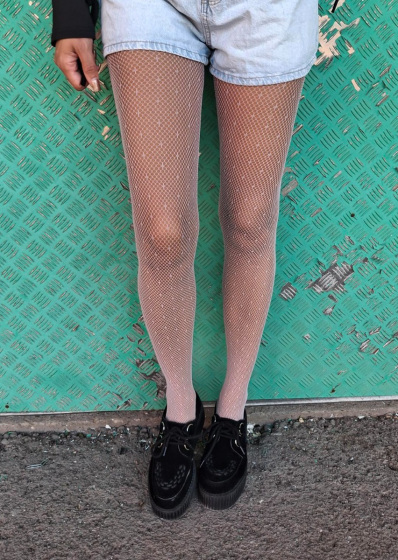 Spot Net Fashion Tights – Playful Charm with a Modern Edge Design PNAXC2