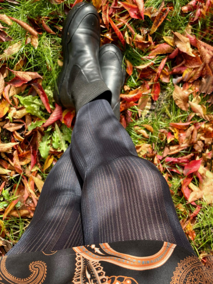 Opaque Rib Tights - Navy Code ARAWE7