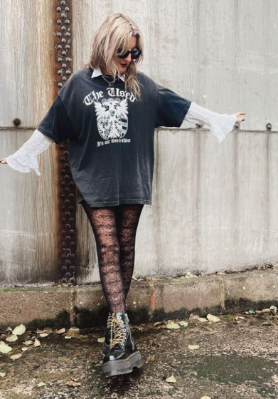 Halloween Cobweb Tights – Spooky Style, Wrapped in Style,Design PNAXZ1