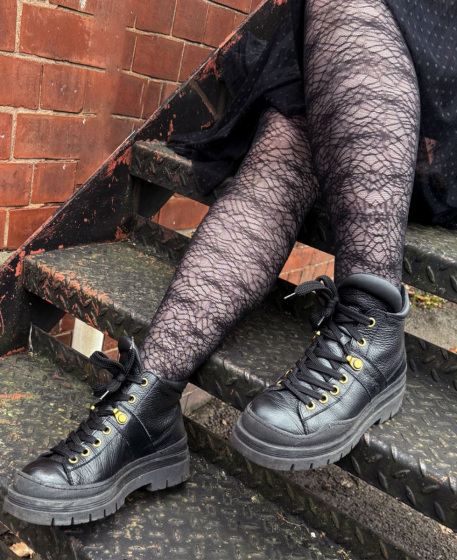 Halloween Cobweb Tights – Spooky Style, Wrapped in Style,Design PNAXZ1