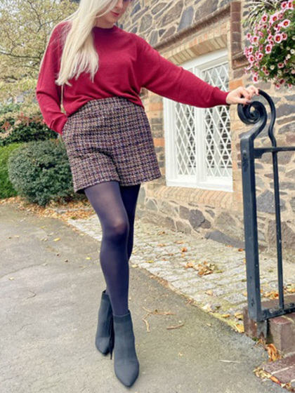 50 Denier Ultimate Matt Opaque Tights - Black, Code ANAVZ3