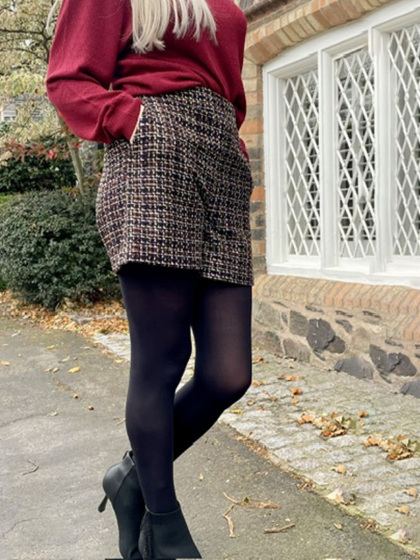 50 Denier Ultimate Matt Opaque Tights - Black, Code ANAVZ3