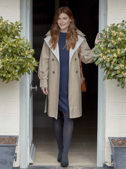 Opaque Rib Tights - Navy Code ARAWE7